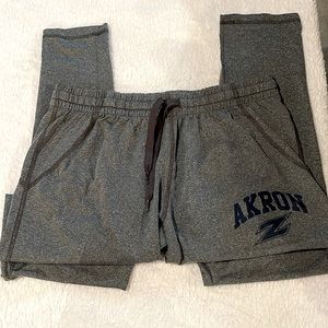 Akron University (Ohio) dry-fit joggers